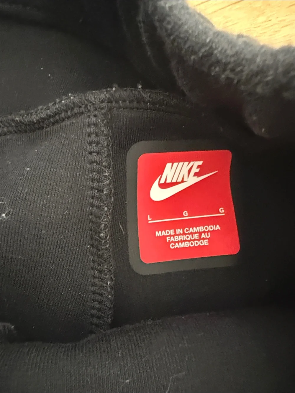Nike Kids Black Slim Tech Fleece Sweatpants